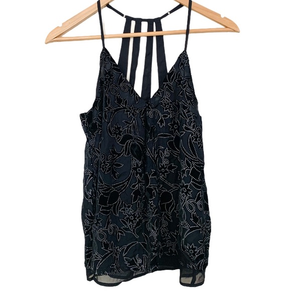 Lucky Brand Tops - Lucky Brand Velvet Floral Blouse
